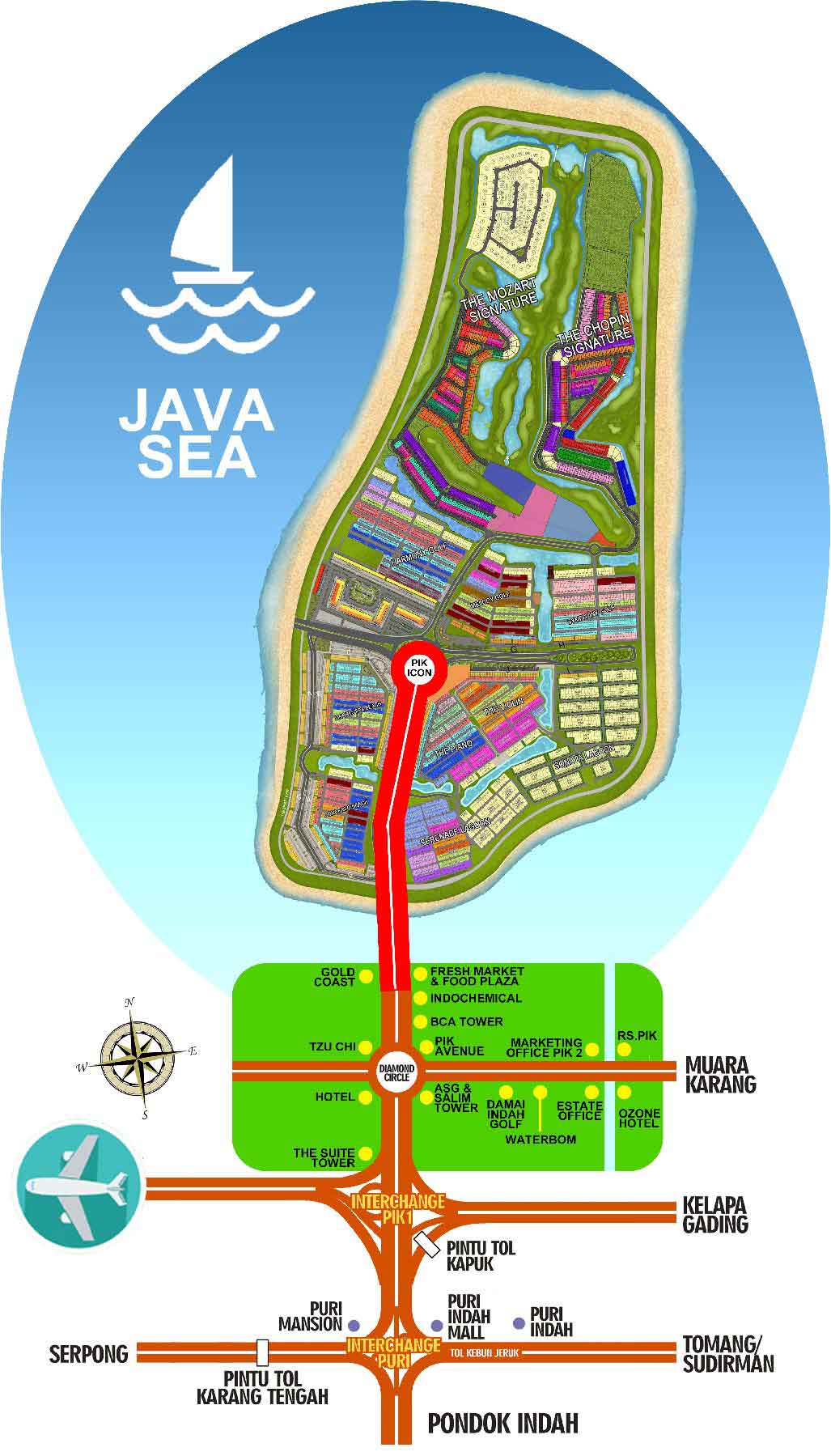 Golf Island | Golf Island Pantai Indah Kapuk